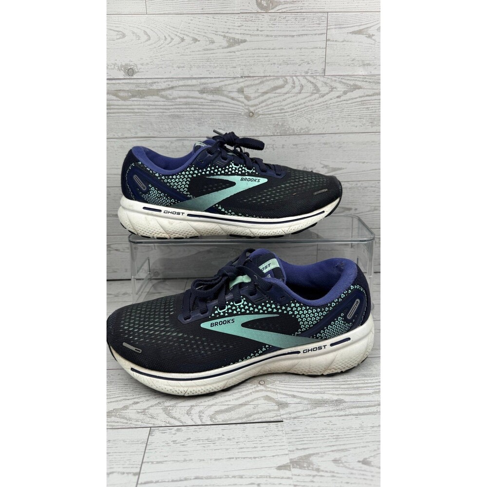 Brooks Ghost 14 Women's Navy Blue Running Shoes Size 8 B #415